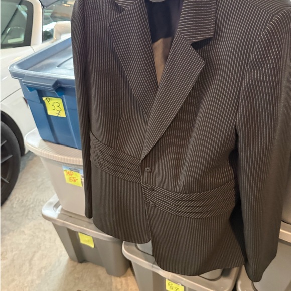 Pinstripe Blazer Jacket p37 - Picture 4 of 5